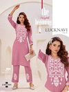 Lucknavi Vol 10 By Blue Hills 14 Kg Rayon With Work Top With Bottom Wholesale Suppliers In Mumbai